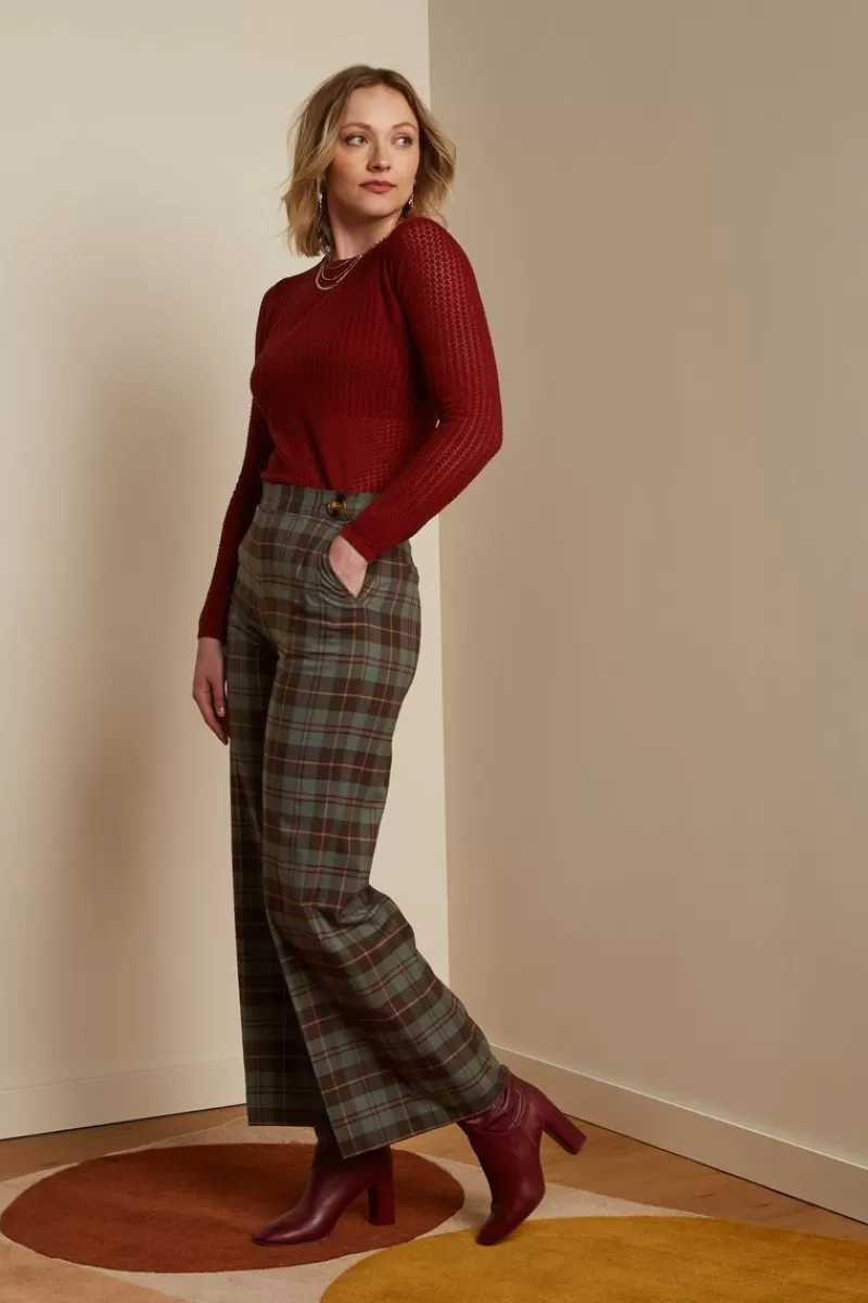 Women King Louie Trousers>Alba Pants Jones Check