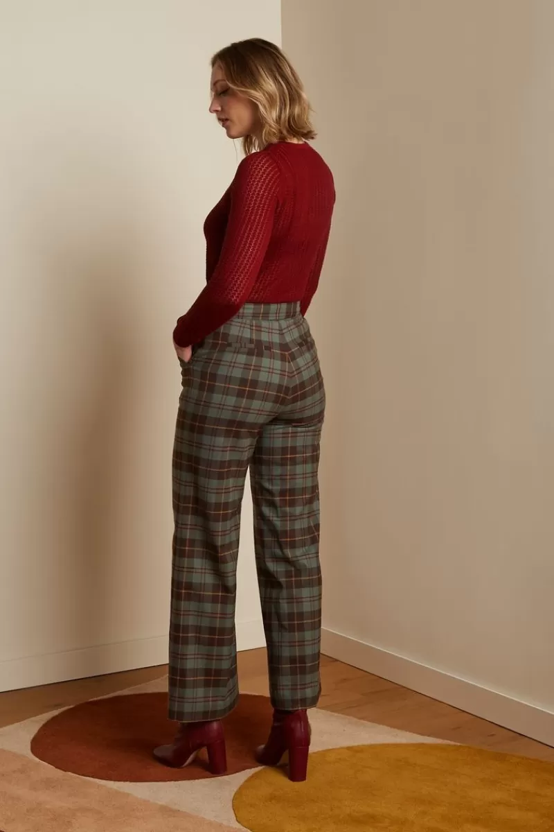 Women King Louie Trousers>Alba Pants Jones Check