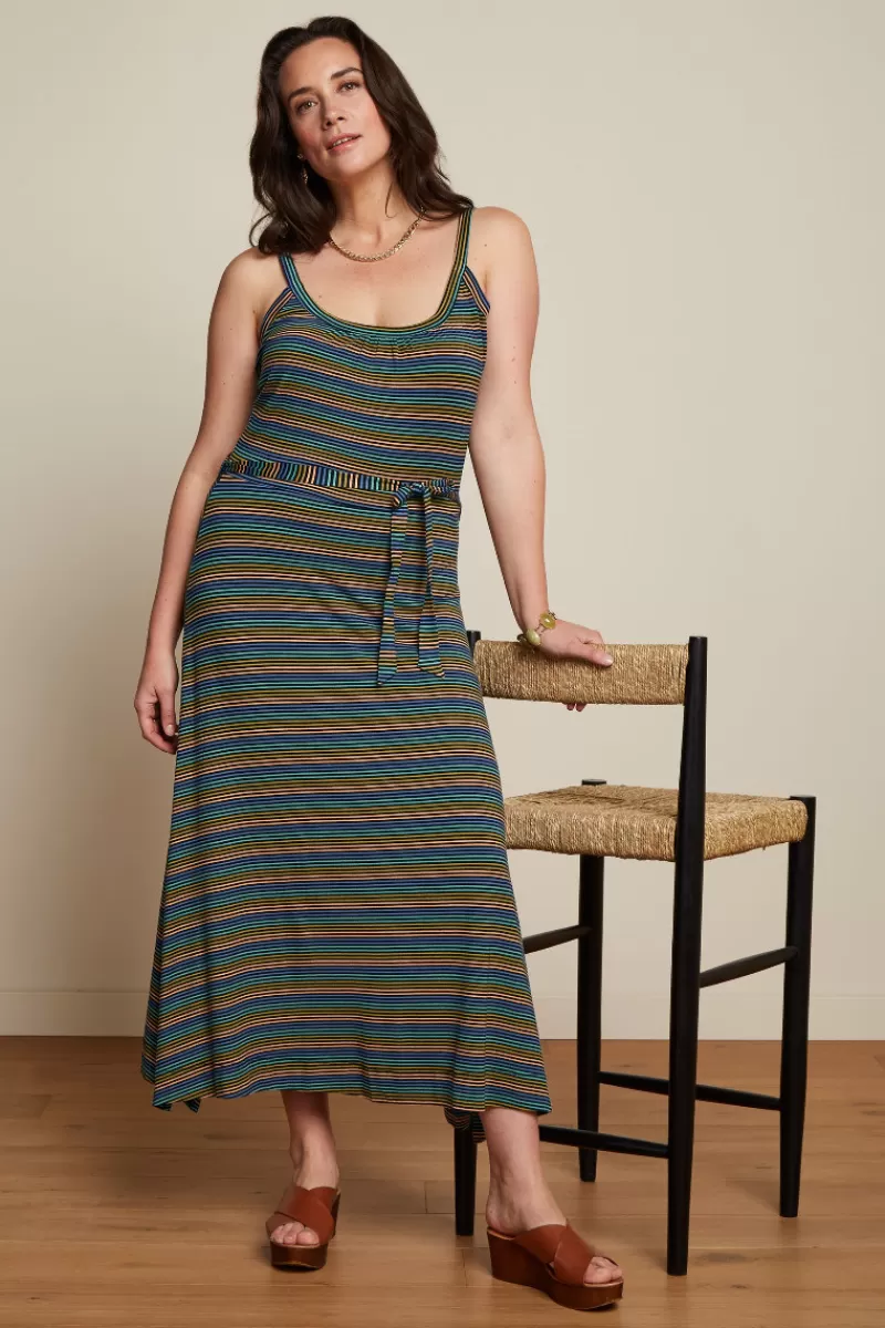 Women King Louie Dresses>Allison Midi Dress Mariani Stripe