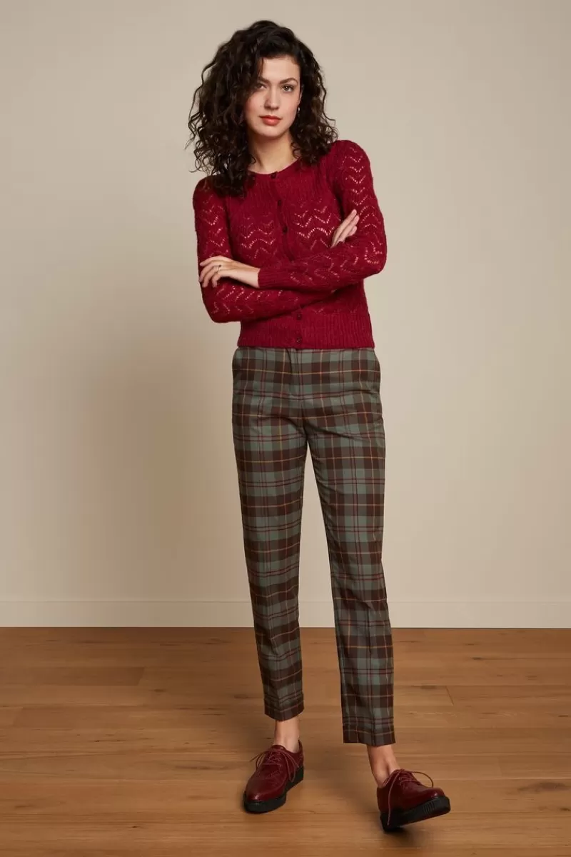 Women King Louie Trousers>Ann Pants Jones Check