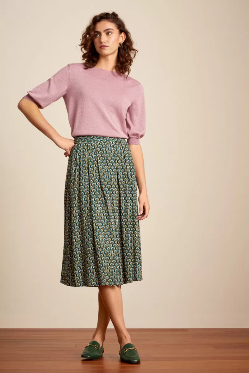 Women King Louie Skirts>Arianna Pleat Skirt Pinar