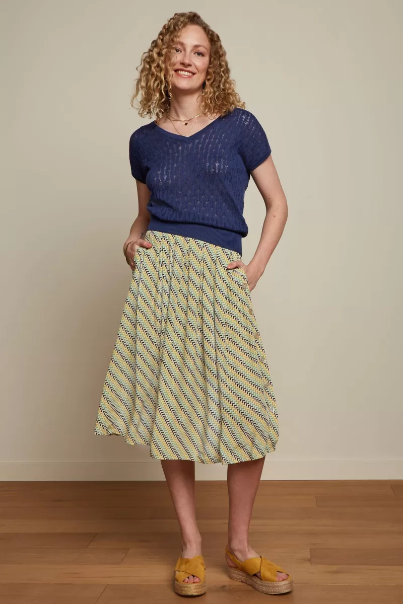 Women King Louie Skirts>Arianne Pleat Skirt Wylie