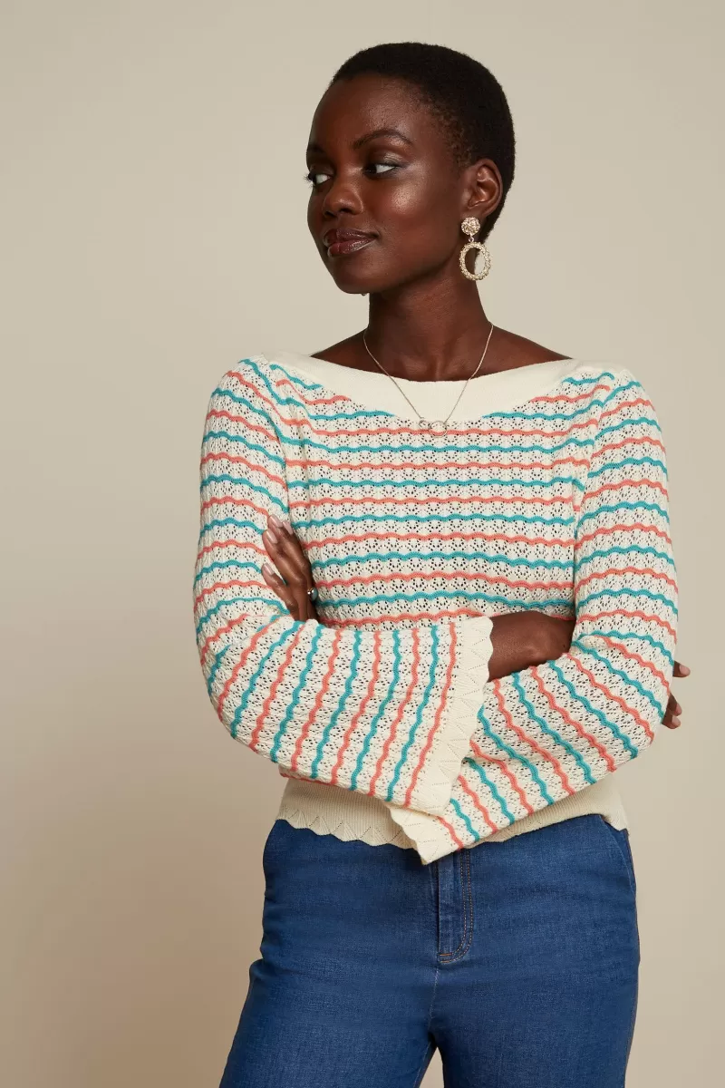 Women King Louie Sweaters>Audrey Top Trompet Sleeve Florio