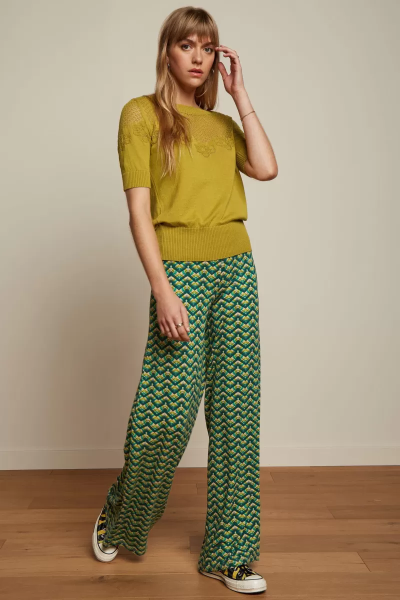 Women King Louie Trousers>Border Palazzo Pants Brazza