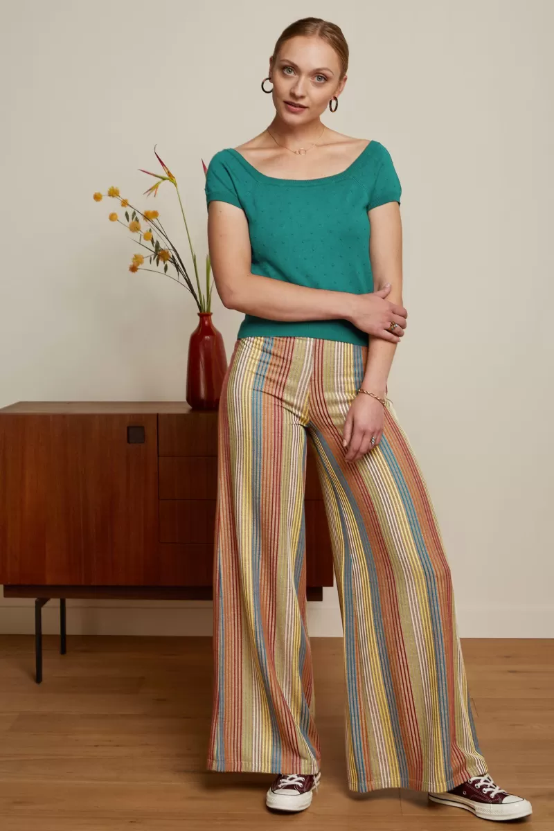 Women King Louie Trousers>Border Palazzo Pants Merolla