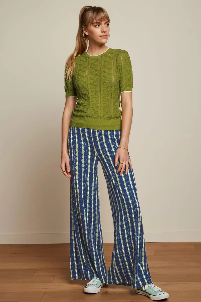 Women King Louie Trousers>Border Palazzo Pants Saba