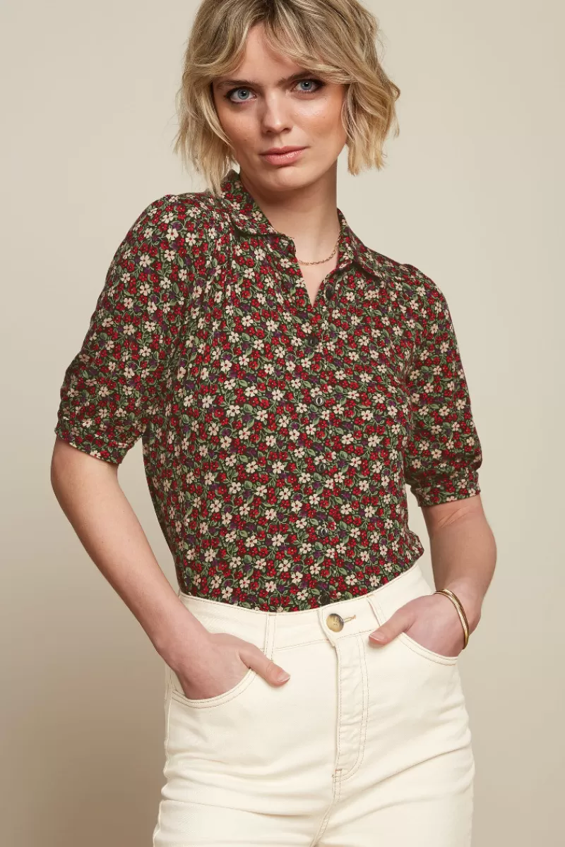 Women King Louie Blouses>Carina Blouse Caliente