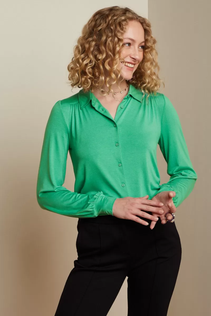 Women King Louie Blouses>Carina Blouse Ecovero Light