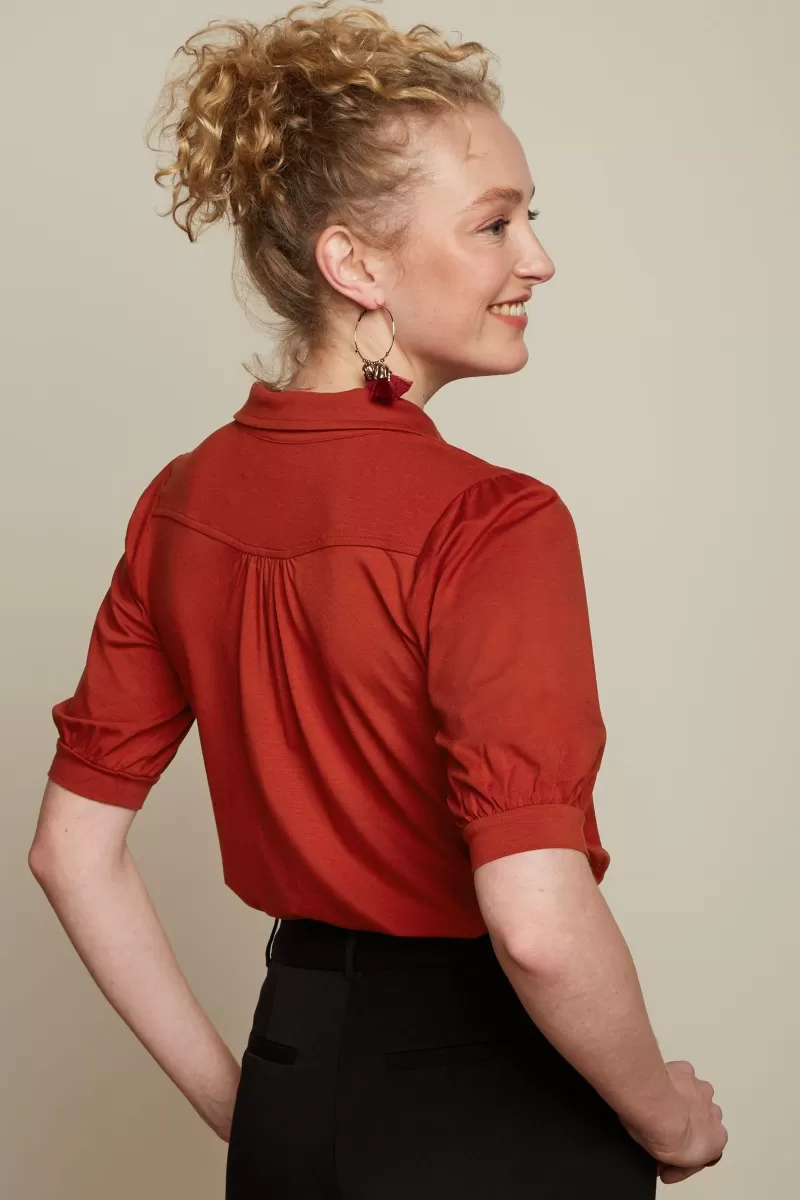 Women King Louie Blouses>Carina Blouse Ecovero Light