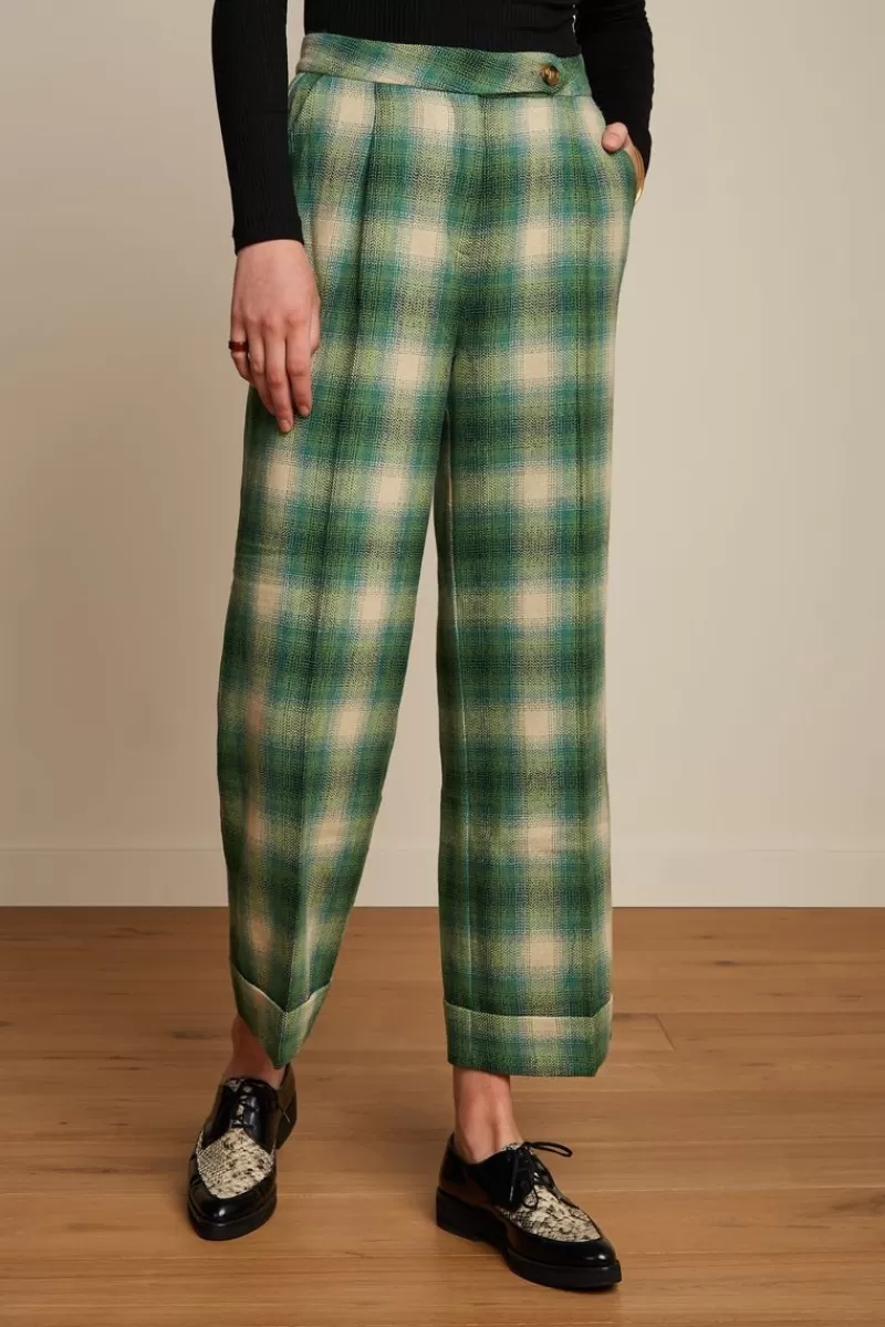 Women King Louie Trousers>Celia Pants Cruz Check