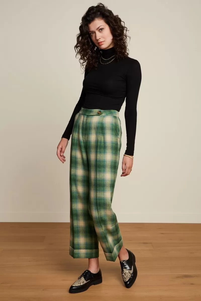 Women King Louie Trousers>Celia Pants Cruz Check