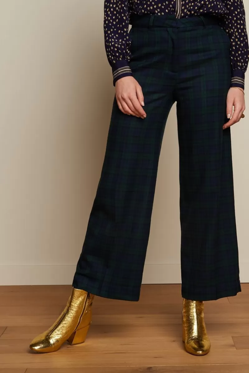 Women King Louie Trousers>Federica Pants Ricco Check