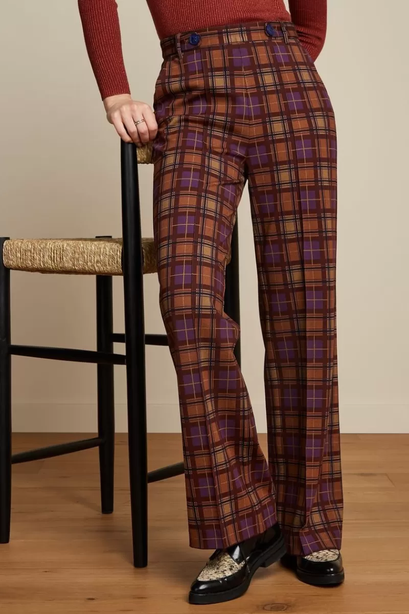 Women King Louie Trousers>Garbo Pintuck Pants Ny Check