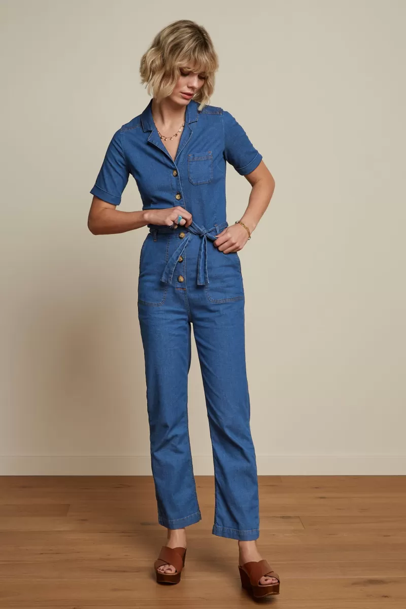 Women King Louie Jumpsuits>Gracie Jumpsuit Chambray