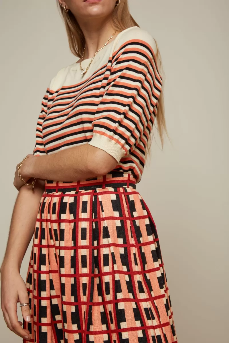 Women King Louie Tops & Shirts>Ivy Top Preston Stripe