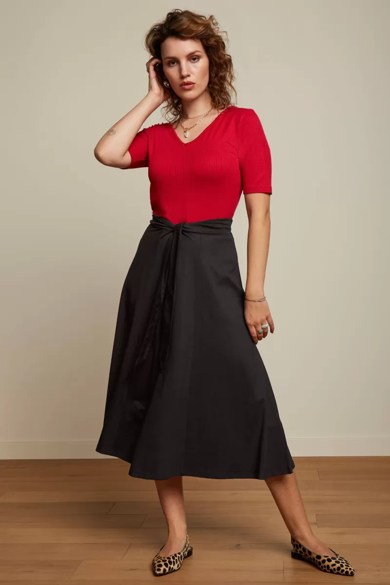 Women King Louie Skirts>Judy Midi Skirt Ecovero Classic