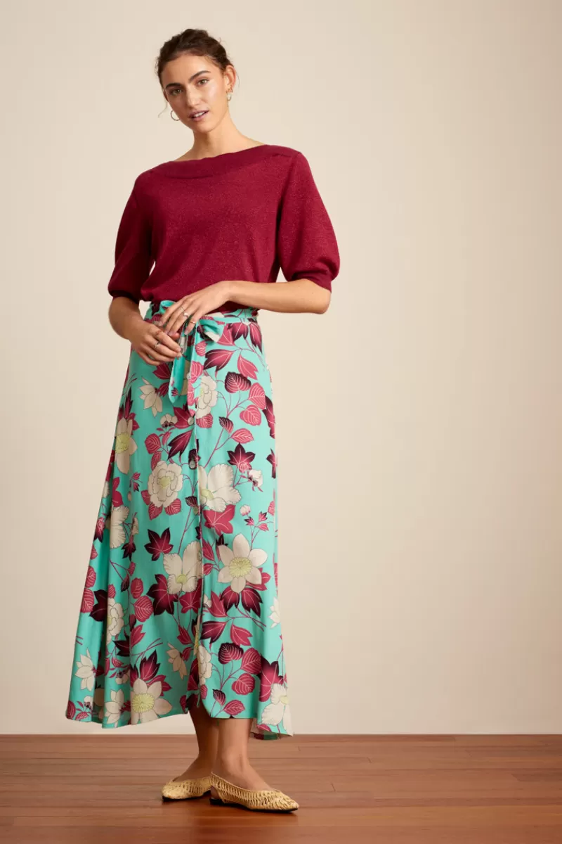 Women King Louie Skirts>Judy Midi Skirt La Boca