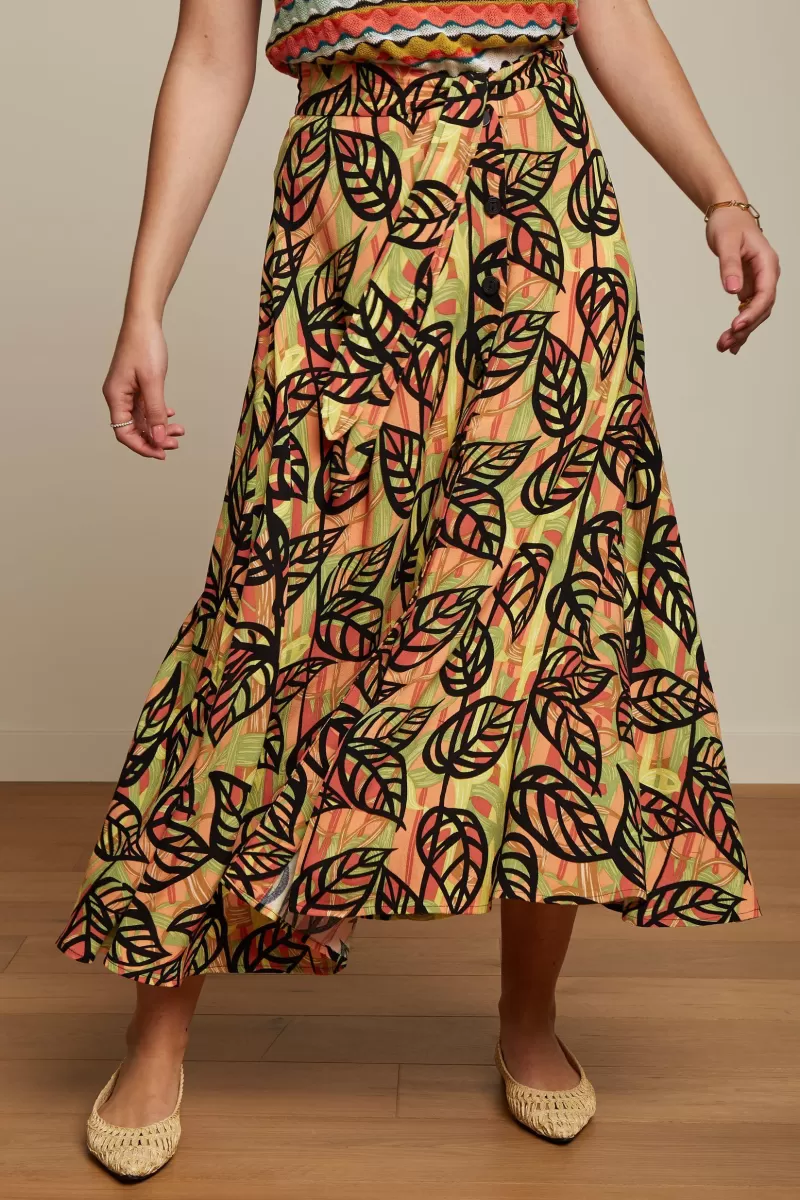 Women King Louie Skirts>Judy Midi Skirt Parra