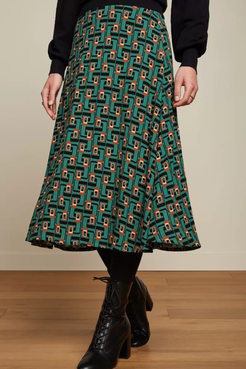 Women King Louie Skirts>Juno Midi Skirt Cameo