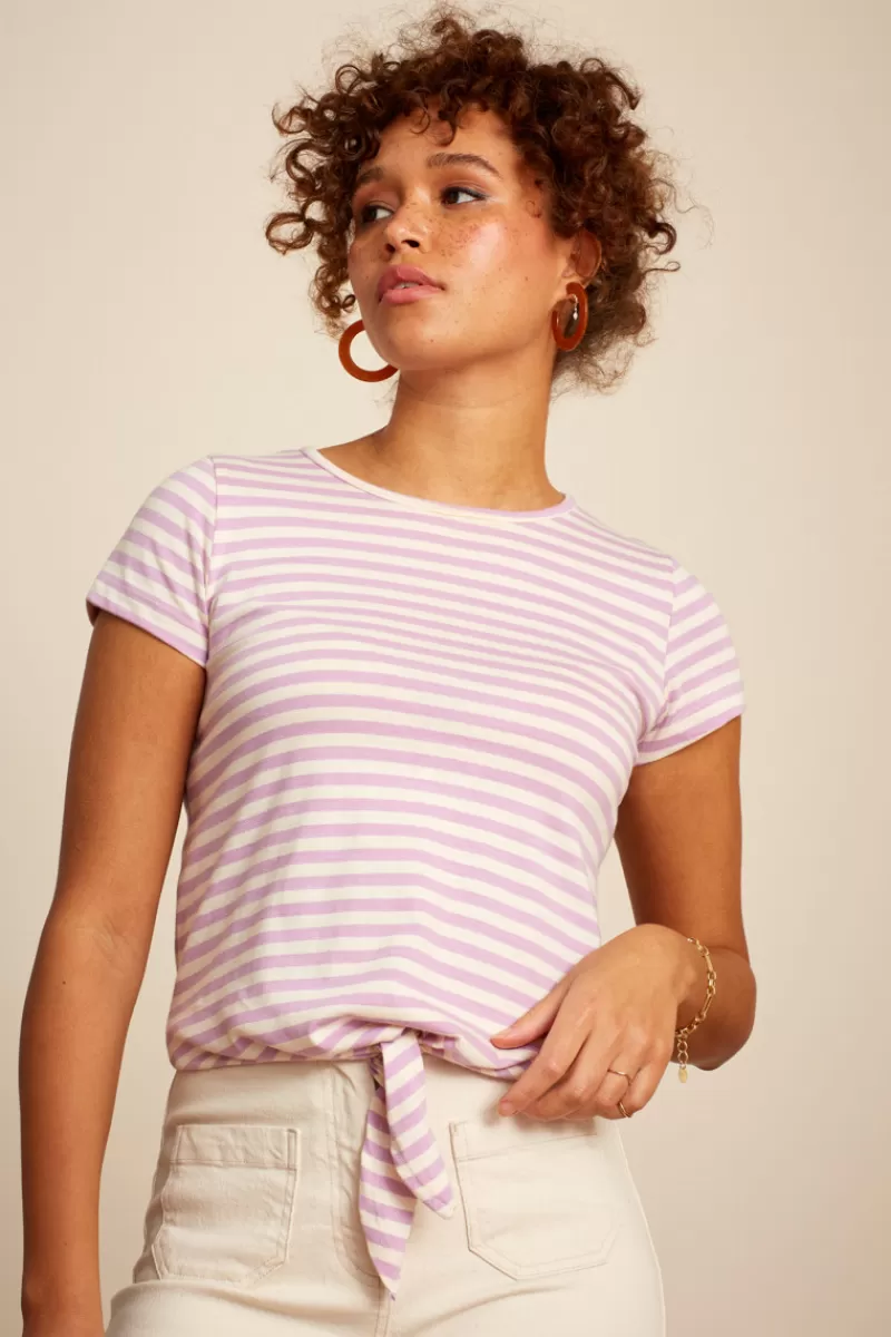 Women King Louie Tops & Shirts>Knot T-Shirt Chopito Stripe