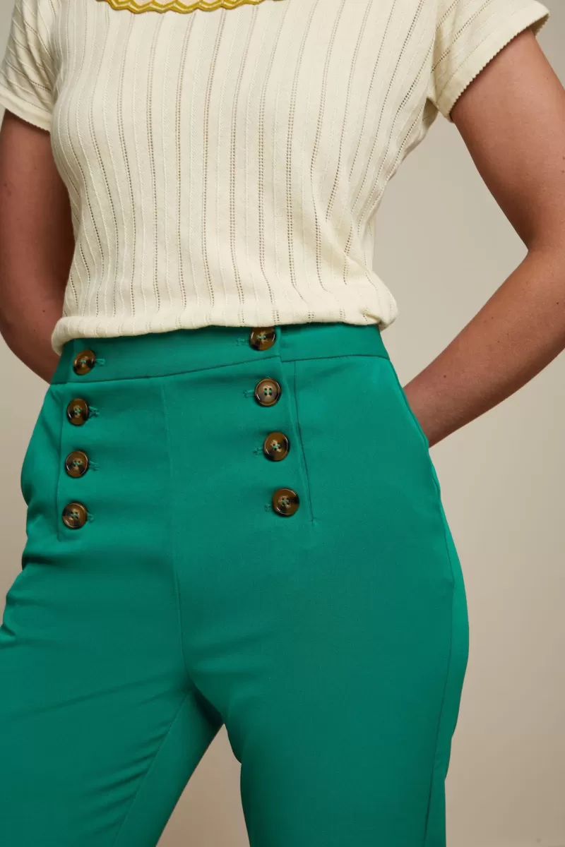 Women King Louie Trousers>Lara Sailor Cropped Pants Broadway