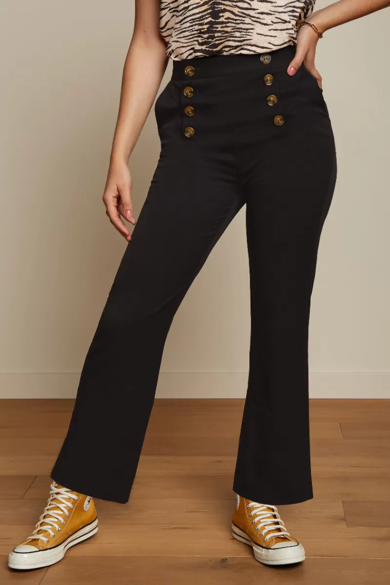 Women King Louie Trousers>Lara Sailor Cropped Pants Broadway