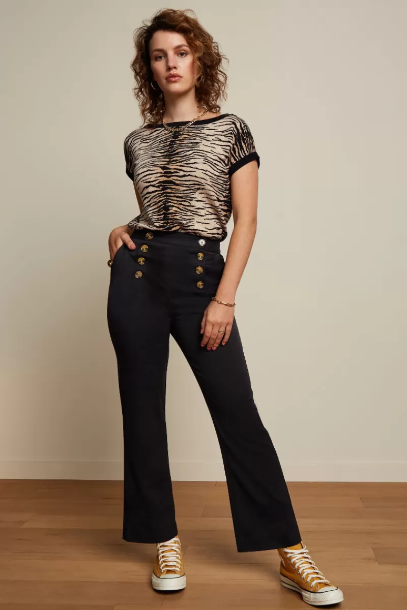 Women King Louie Trousers>Lara Sailor Cropped Pants Broadway