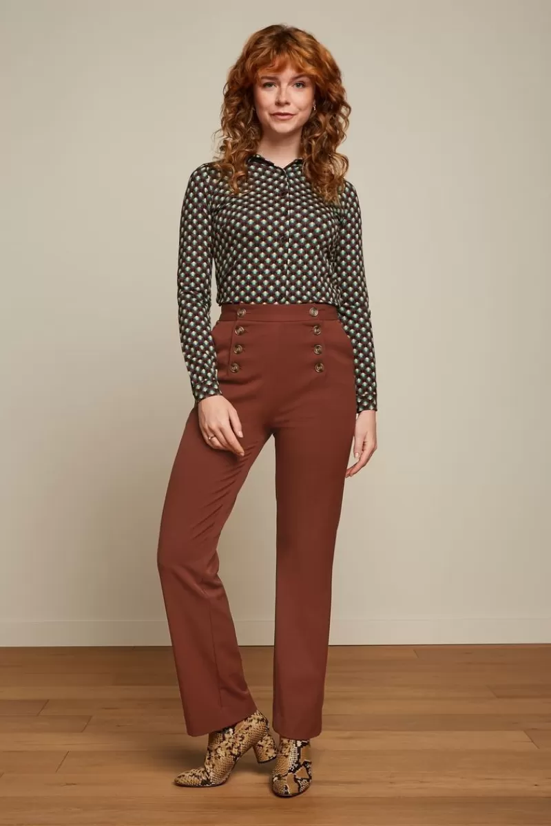 Women King Louie Trousers>Lara Sailor Pants Broadway