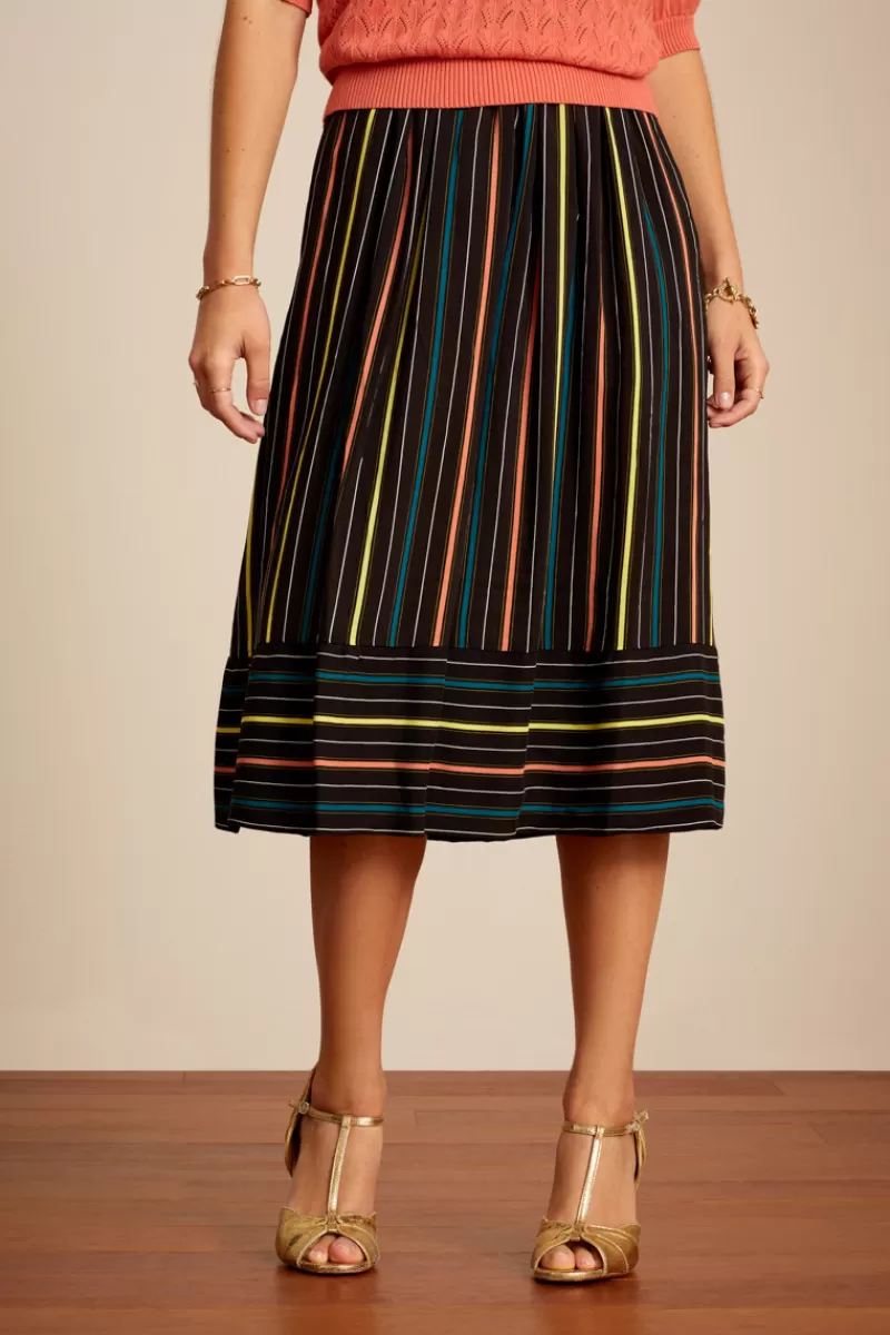 Women King Louie Skirts>Layla Skirt Oleo Stripe