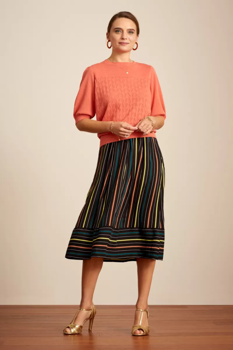 Women King Louie Skirts>Layla Skirt Oleo Stripe