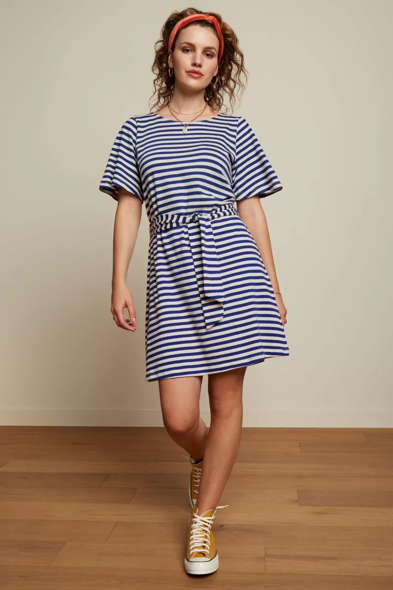 Women King Louie Dresses>Lizzy Tunic Dress Chopito Stripe