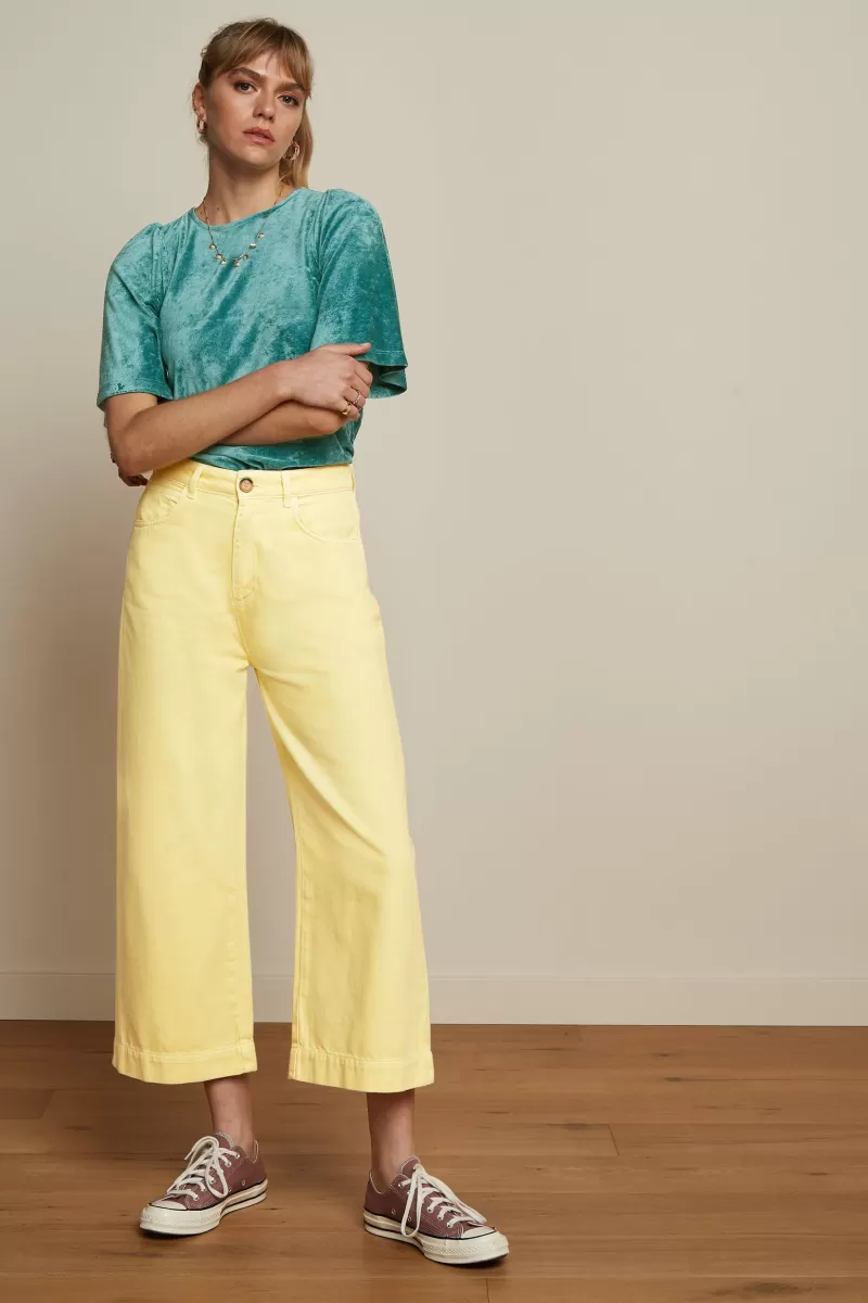 Women King Louie Trousers>Marcie Cropped Pants Garment Dye