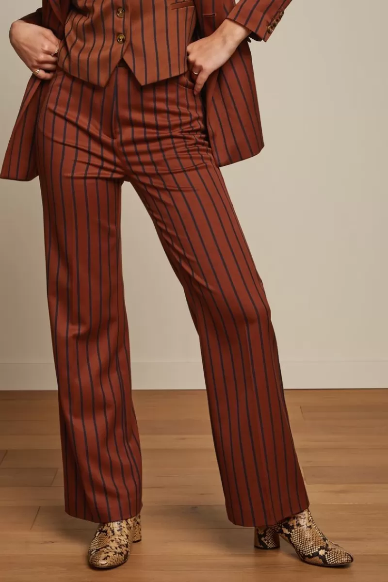 Women King Louie Trousers>Marcie Pants Cubano Stripe