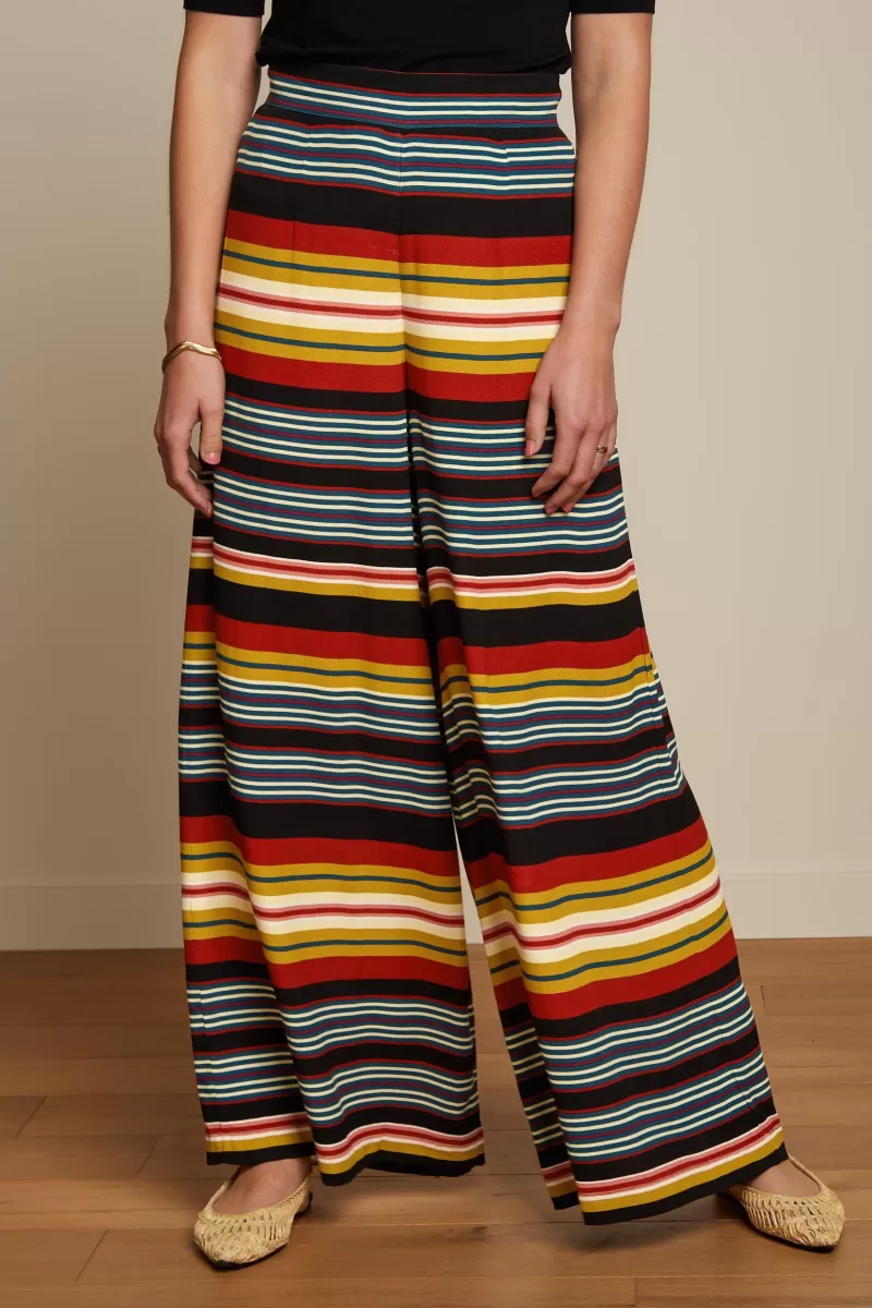 Women King Louie Trousers>Palazzo Pants Maxim Stripe