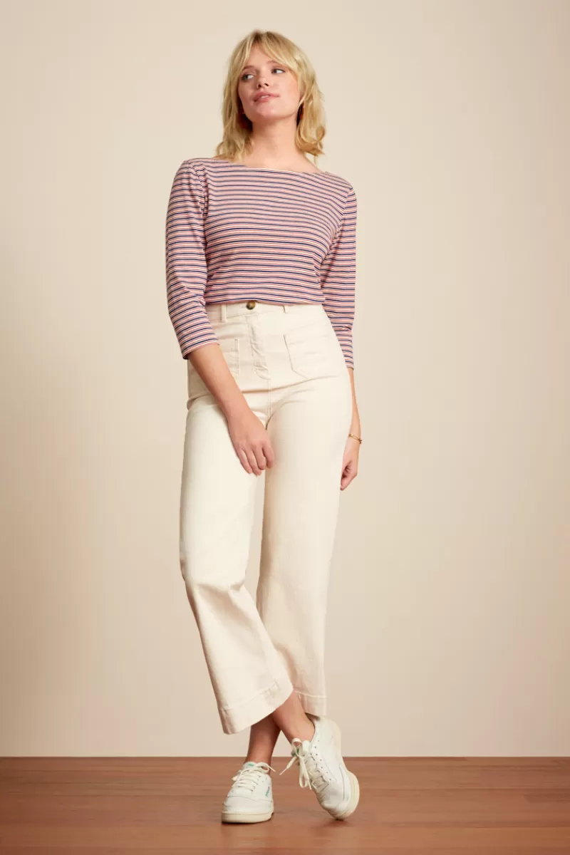 Women King Louie Tops & Shirts>Paulette Top Pincho Stripe