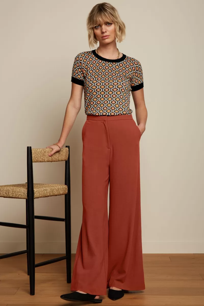 Women King Louie Trousers>Peppa Pants Woven Crepe