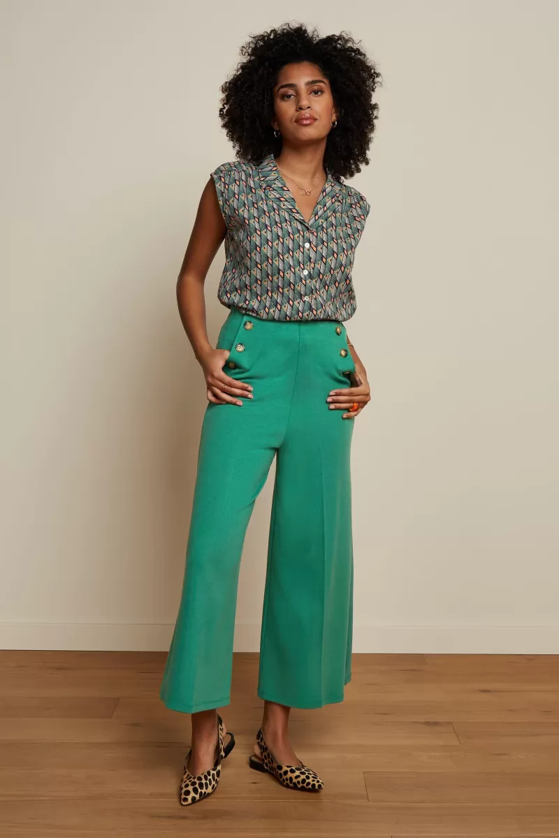 Women King Louie Trousers>Pia Culotte Milano Uni