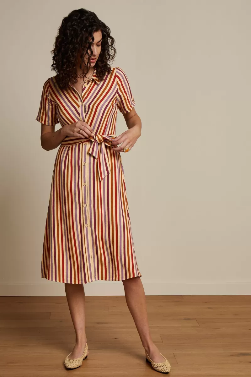 Women King Louie Dresses>Rosie Dress Cassava Stripe