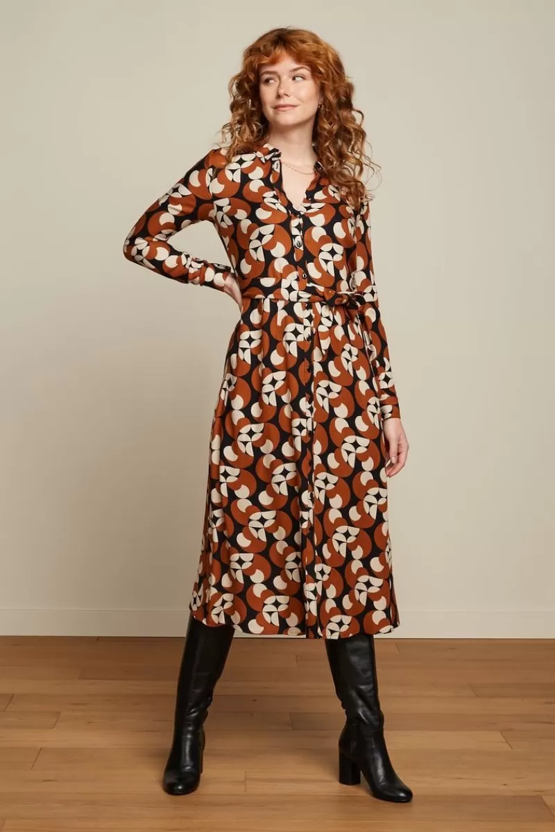 Women King Louie Dresses>Rosie Midi Dress Bassline