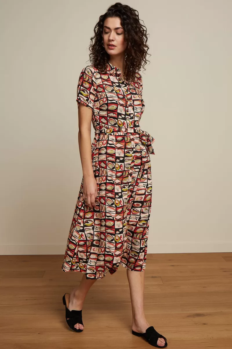 Women King Louie Dresses>Rosie Midi Dress St Vincent