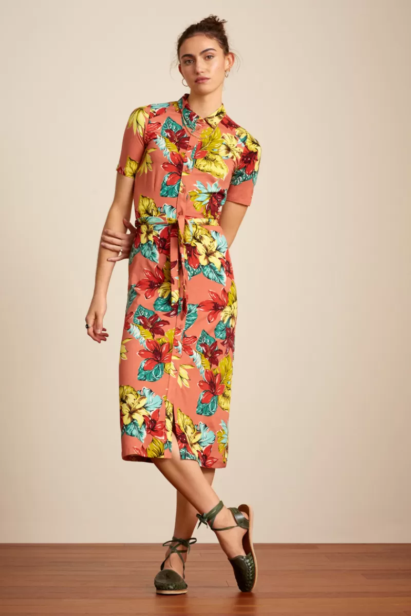 Women King Louie Dresses>Rosie Slim Fit Dress Paraiso