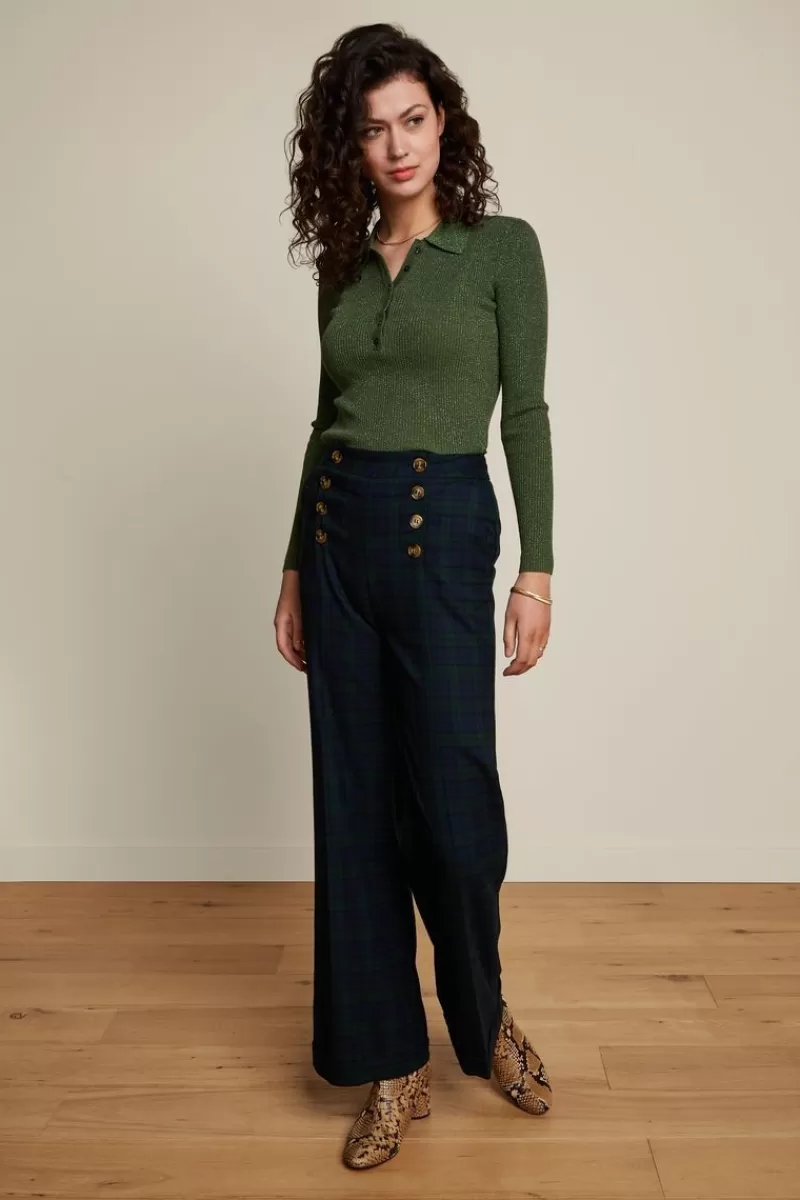 Women King Louie Trousers>Sally Pants Ricco Check