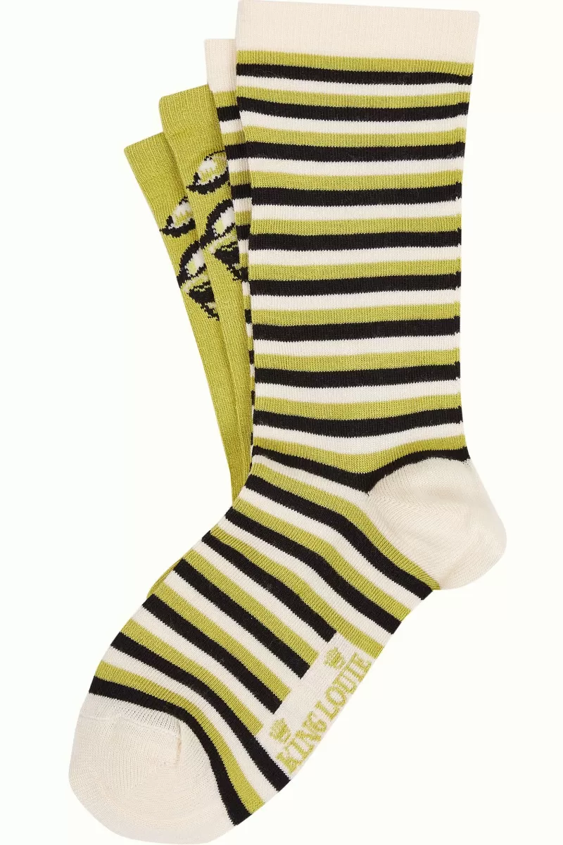 Women King Louie Vintage Accessories>Socks 2-Pack Coraza