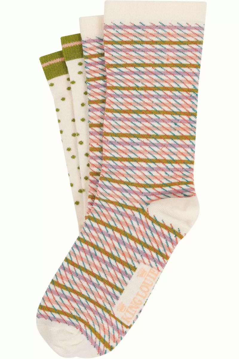 Women King Louie Vintage Accessories>Socks 2-Pack Shady