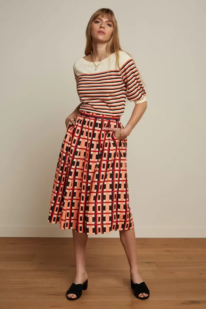 Women King Louie Skirts>Suzette Pleat Skirt Rapezzi