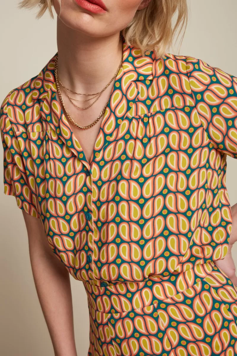 Women King Louie Blouses>Tex Blouse Funky