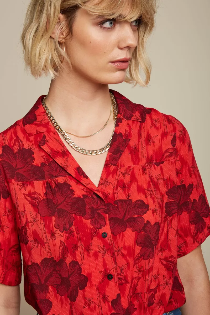 Women King Louie Blouses>Tex Blouse Marlow