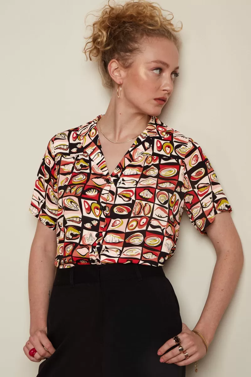 Women King Louie Blouses>Tex Blouse St Vincent