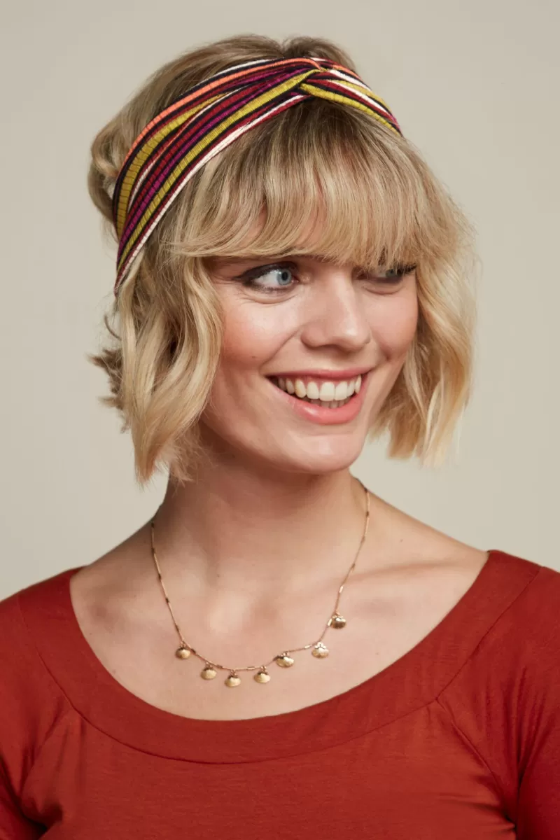 Women King Louie Vintage Accessories>Twist Hairband Brunelli Stripe