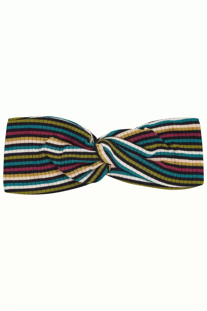 Women King Louie Vintage Accessories>Twist Hairband Brunelli Stripe